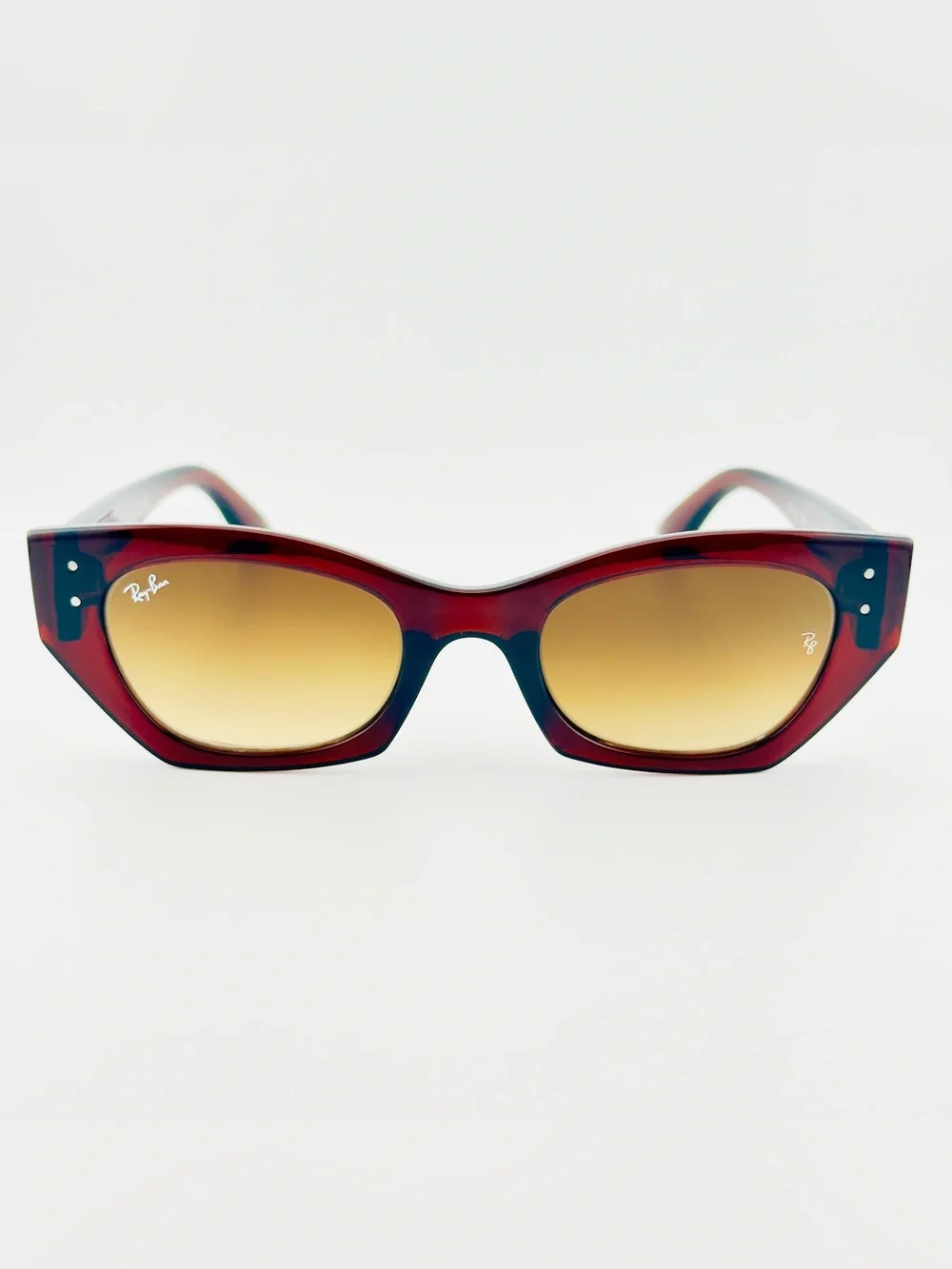 Ray-Ban Zena Bio Based Sunglasses RB4430 Polished Rusty Brown Frame Brown Lenses - Picture 6 of 15